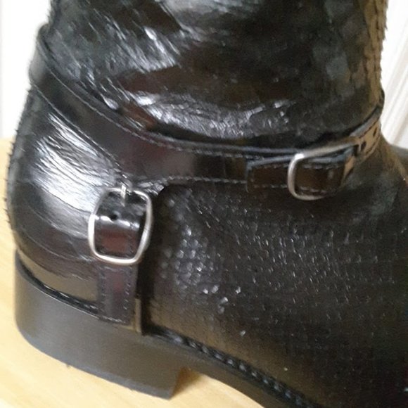 Attilio Gousti Leombruni/AGL Tall Snake Boot NWOB - Picture 5 of 9